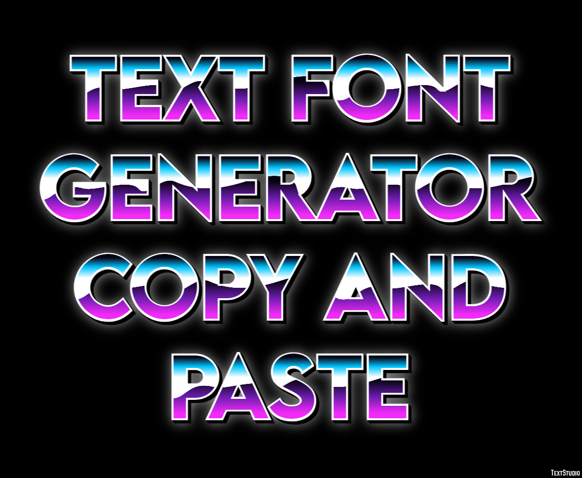 Text Font Generator Copy And Paste Efekt tekstowy