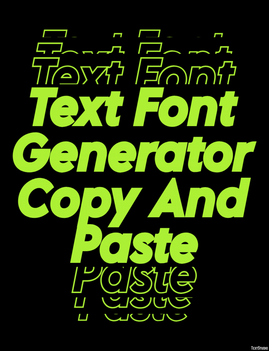 Text Font Generator Copy And Paste Efekt tekstowy