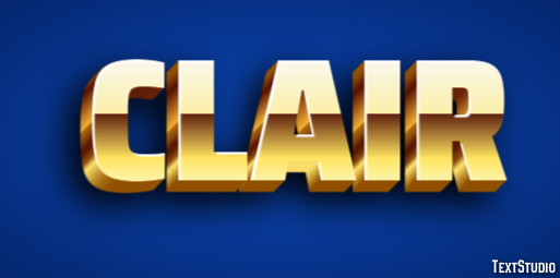 Clair Text effect