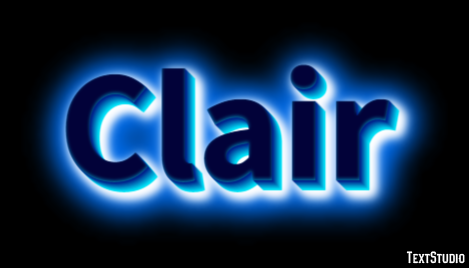 Clair Text effect