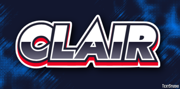 Clair Text Effect
