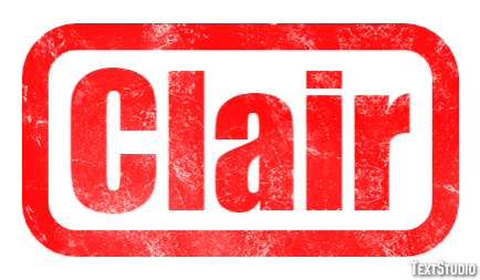 Clair Text effect