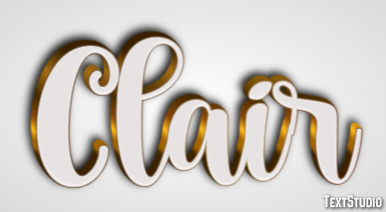 Clair Text effect