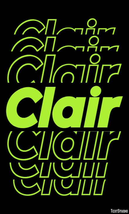 Clair Effet de Texte