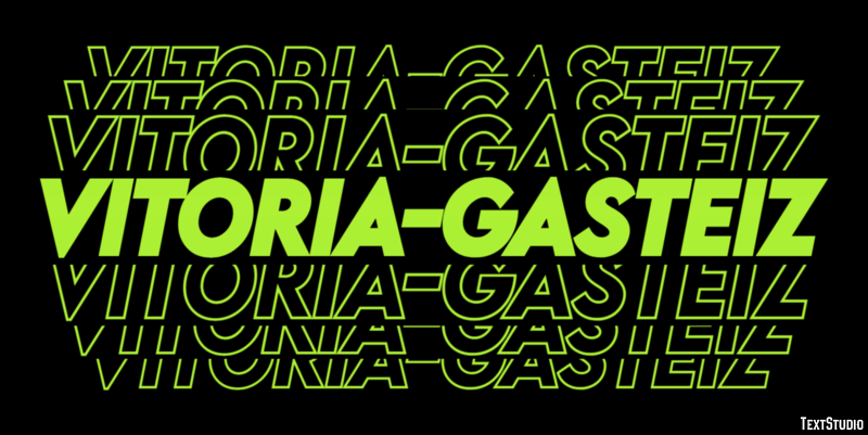 Vitoria-Gasteiz Efekt tekstowy