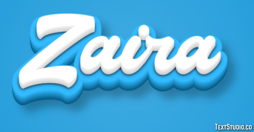 Zaira Effetto testo