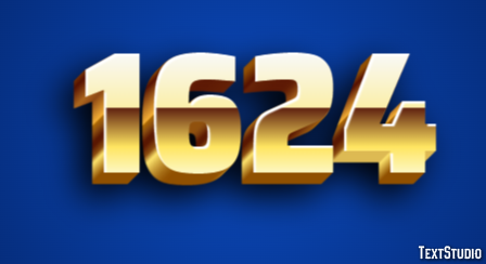 1624 Text Effect