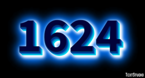 1624 Text Effect