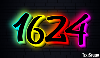 1624 Text Effect
