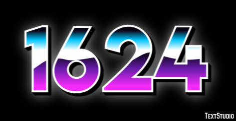 1624 Text Effect