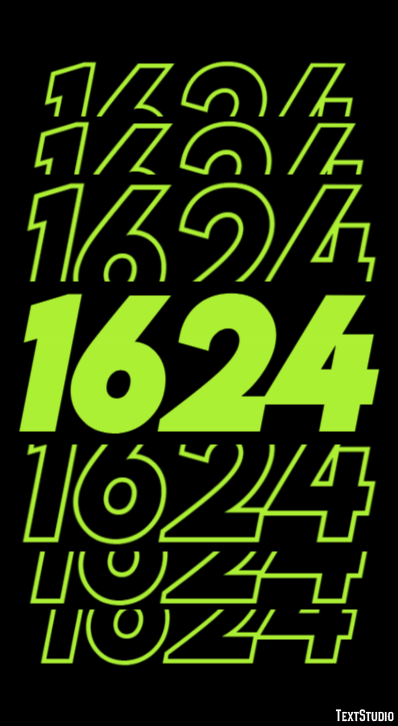 1624 Text Effect
