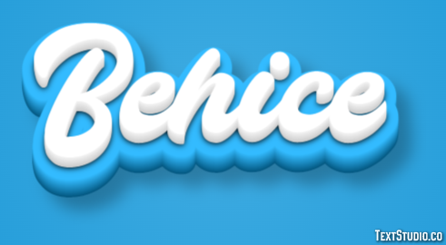 Behice Texteffekt