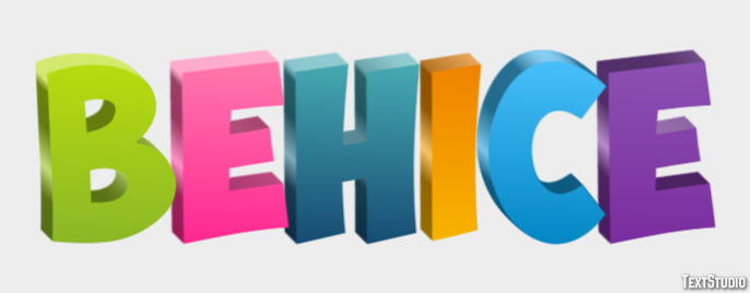 Behice Texteffekt