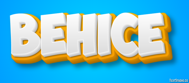 Behice Texteffekt
