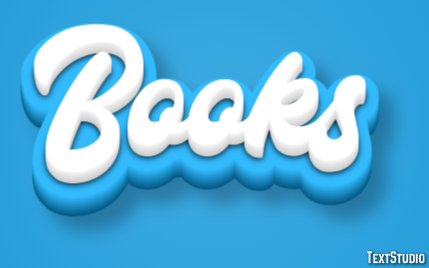 Books Text effect