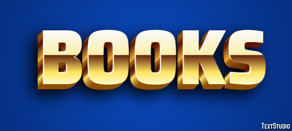 Books Text effect