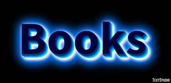 Books Text effect
