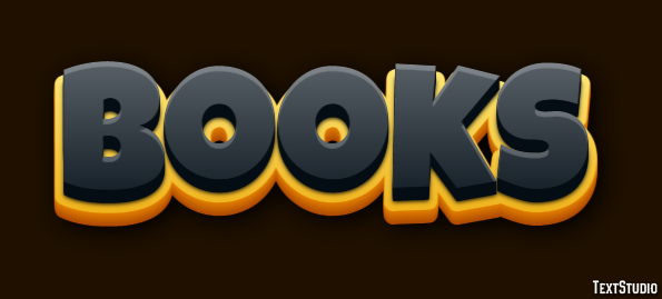 Books Text Effect