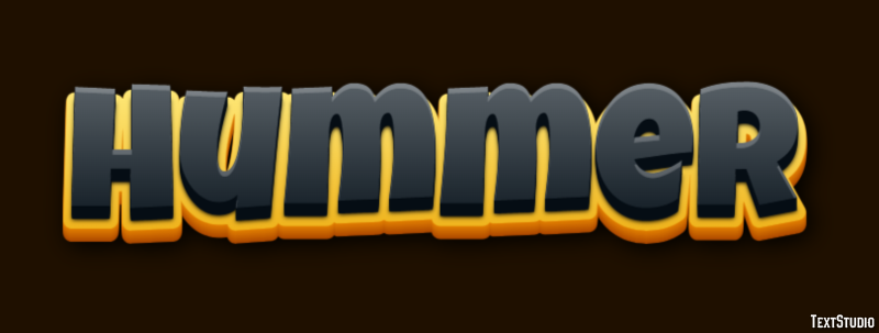 Hummer Effet de texte