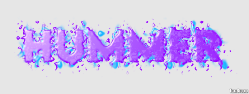 Hummer Effet de texte