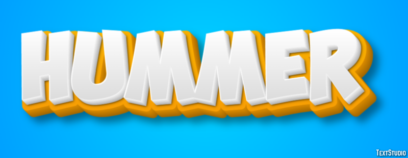 Hummer Text Effect