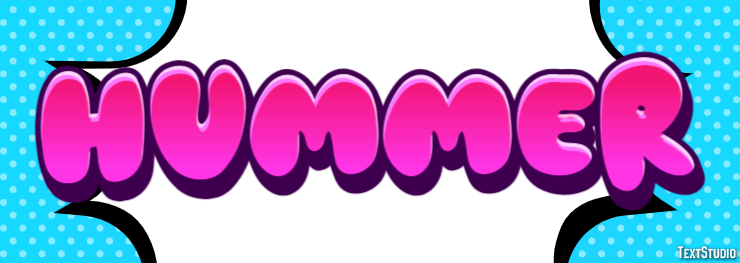 Hummer Effet de texte