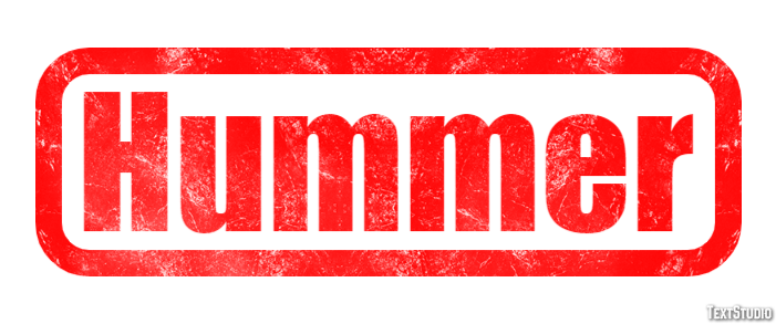 Hummer Effet de texte