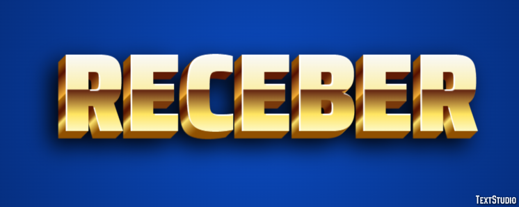 Receber Texteffekt