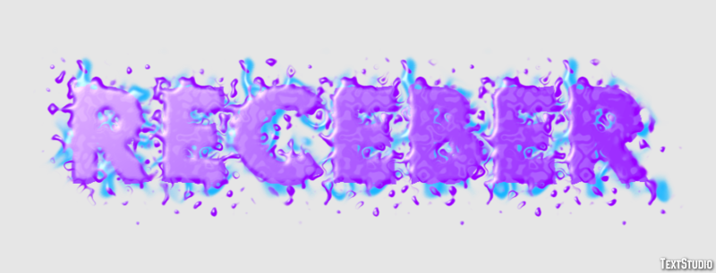 Receber Texteffekt