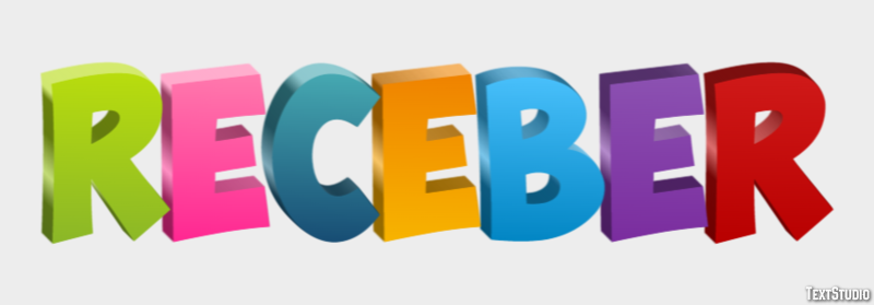 Receber Texteffekt