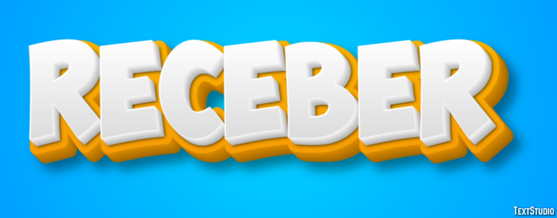 Receber Texteffekt