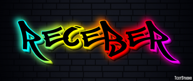 Receber Texteffekt