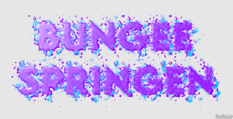 Bungee Springen Effet de texte