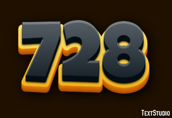 728 Efeito de texto