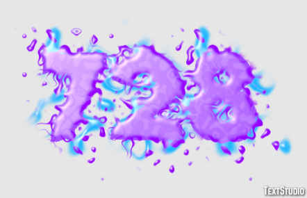 728 Text effect