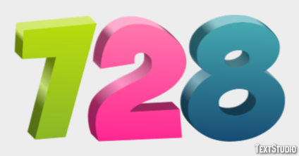 728 Efeito de texto