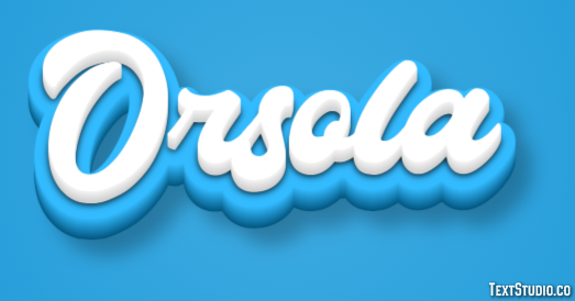 Orsola Effetto testo