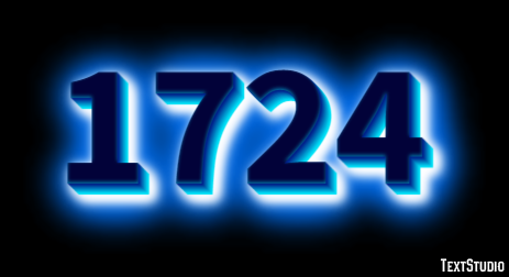 1724 Efekt tekstowy