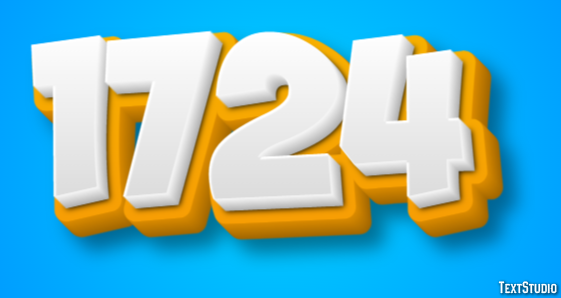 1724 Efekt tekstowy