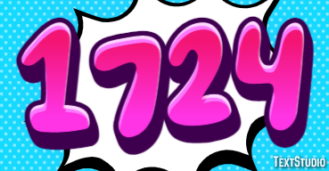 1724 Efekt tekstowy