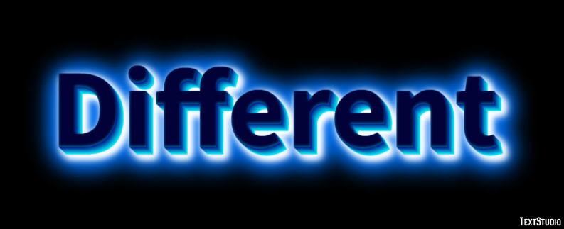 Different Text effect