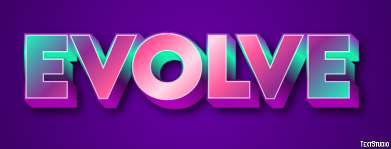 Evolve Text Effect