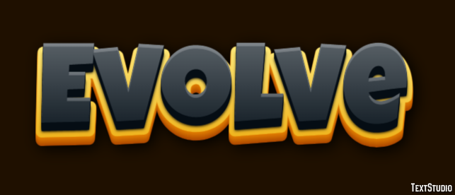 Evolve Text Effect
