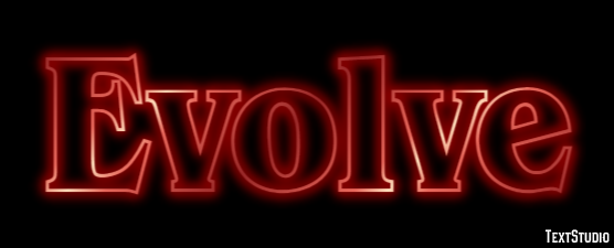 Evolve Text Effect