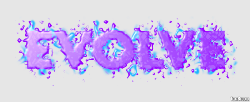 Evolve Text Effect