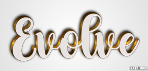 Evolve Text Effect