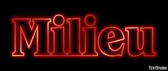 Milieu Effet de Texte