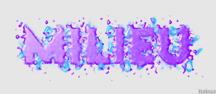 Milieu Texteffekt