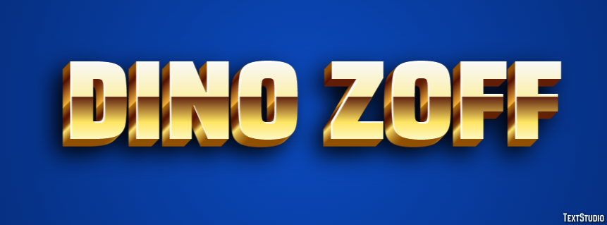 Dino Zoff Efecto de Texto