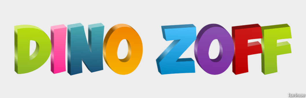 Dino Zoff Text effect